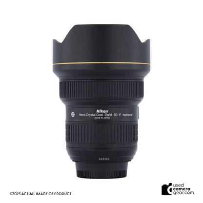 Nikon 14-24mm f/2.8G ED AF-S Lens (#304) *USED*
