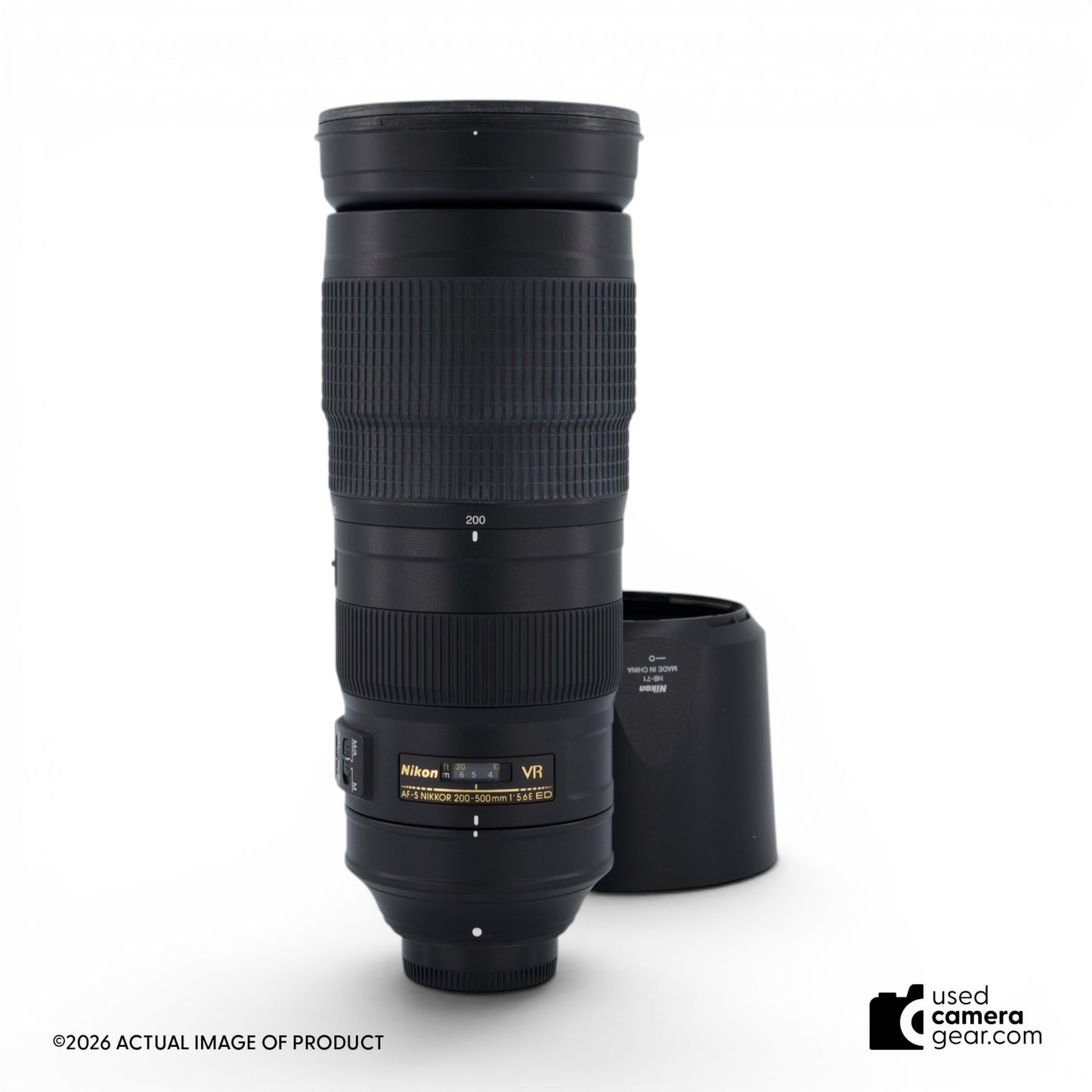Nikon 200-500mm f/5.6E ED VR AF-S Lens (#084) *USED*