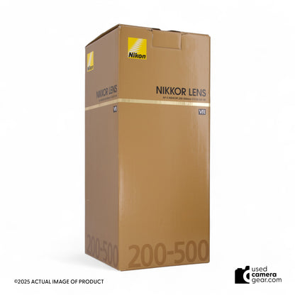 Nikon 200-500mm f/5.6E ED VR AF-S Lens (#142) *USED*