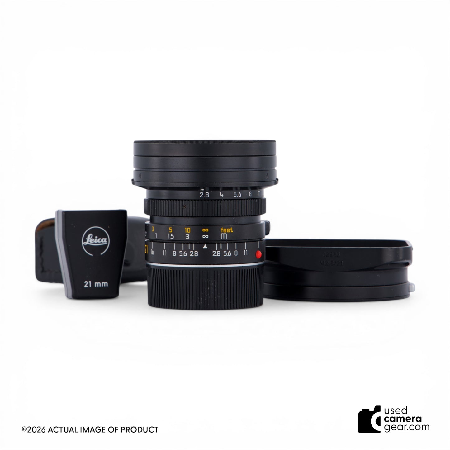 Leica 21mm f2.8 Elmarit-M E60 w/21mm Finder (#035) *USED*