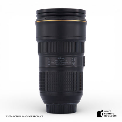 Nikon AF-S NIKKOR 24-70mm f/2.8 E ED VR Autofocus IF Lens (#211) *USED*