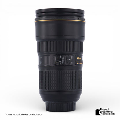 Nikon AF-S NIKKOR 24-70mm f/2.8 E ED VR Autofocus IF Lens (#211) *USED*