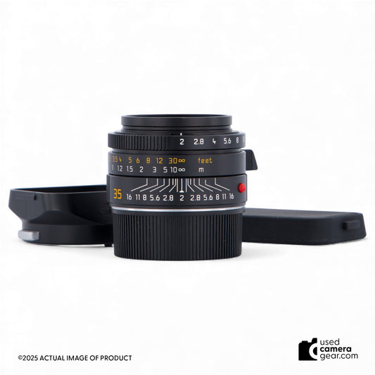 Leica 35mm f/2 Summicron-M ASPH Lens 11879 6 Bit (#746) *USED*