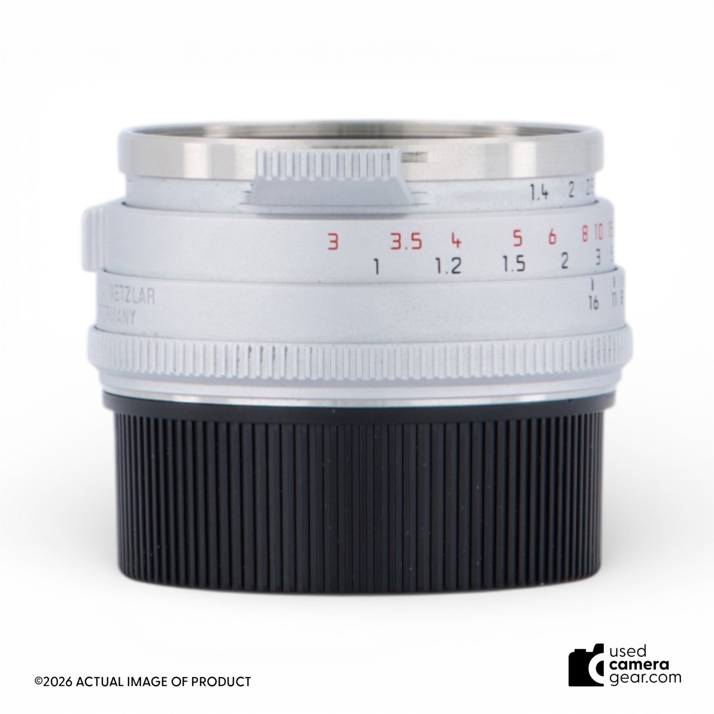 Leica 35mm f/1.4 Summilux-M Lens "Steel Rim" Reissue (#684) *USED*