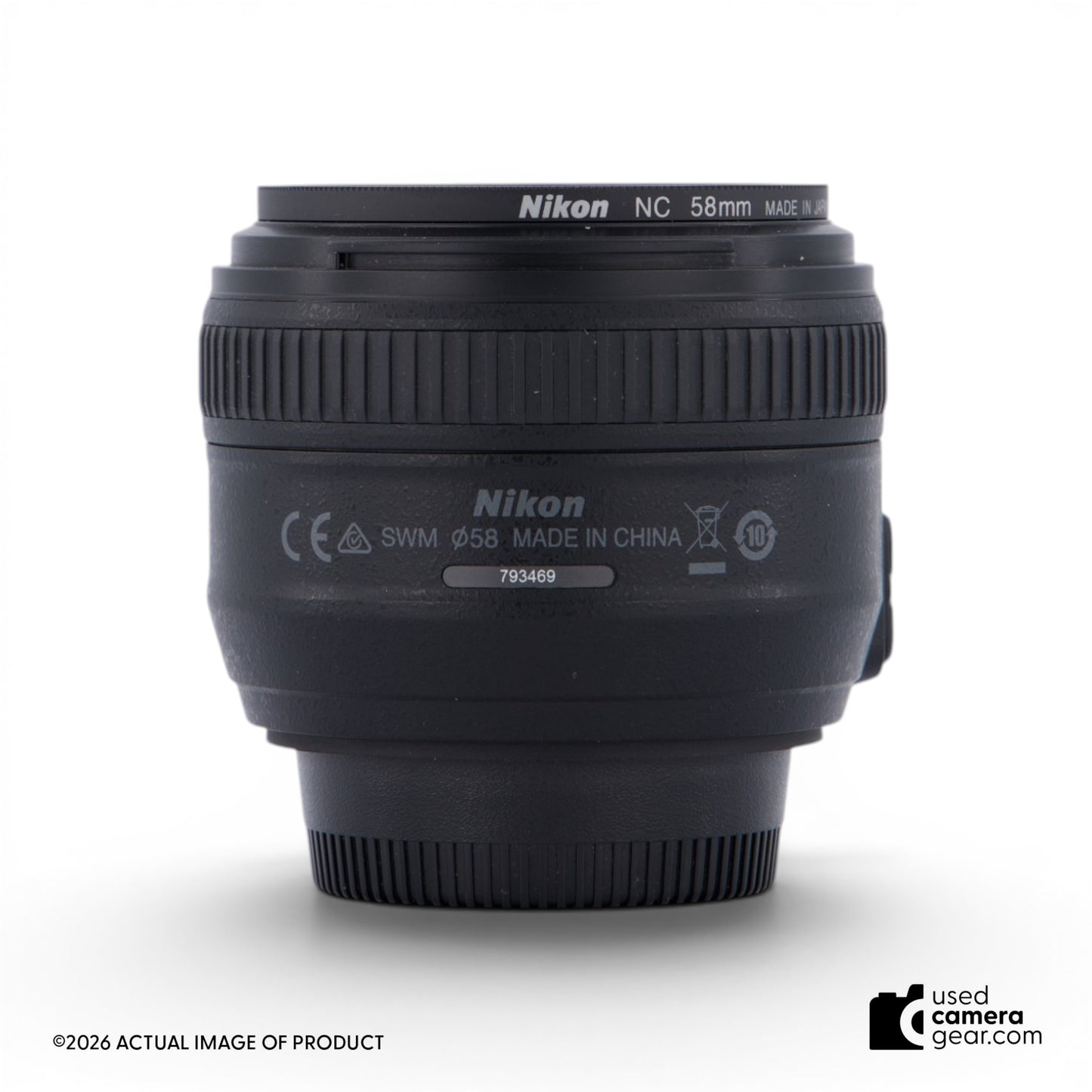 Nikon AF-S 50mm f/1.4G Nikkor Lens (#469) *USED*
