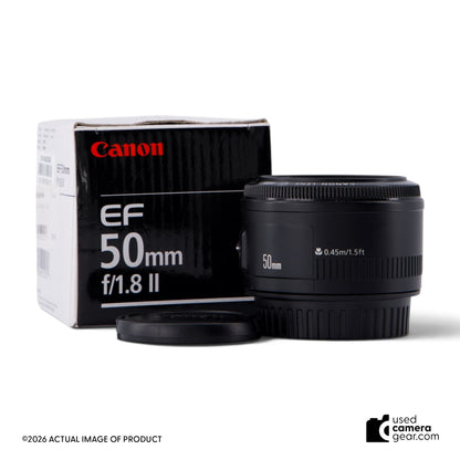 Canon EF 50mm f/1.8 II Lens (#412) *USED*