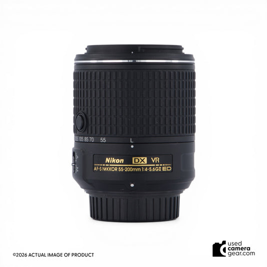 Nikon 55-200mm f/4-5.6G ED AF-S DX VR II Zoom Lens (#448) *USED*