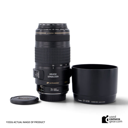 Canon 70-300mm f/4-5.6 IS USM Lens *FOR PARTS* (#144) *USED*