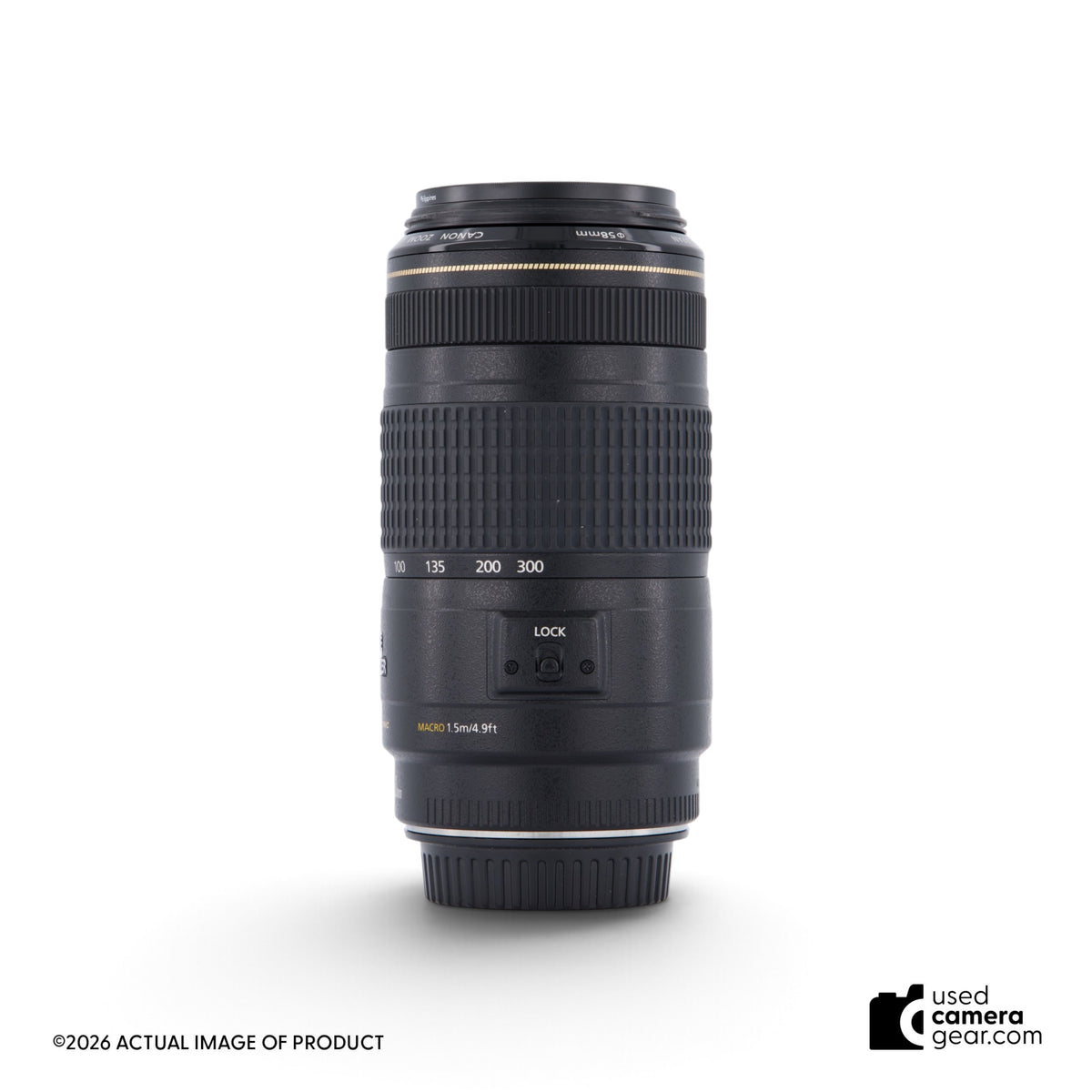 Canon 70-300mm f/4-5.6 IS USM Lens *FOR PARTS* (#144) *USED*
