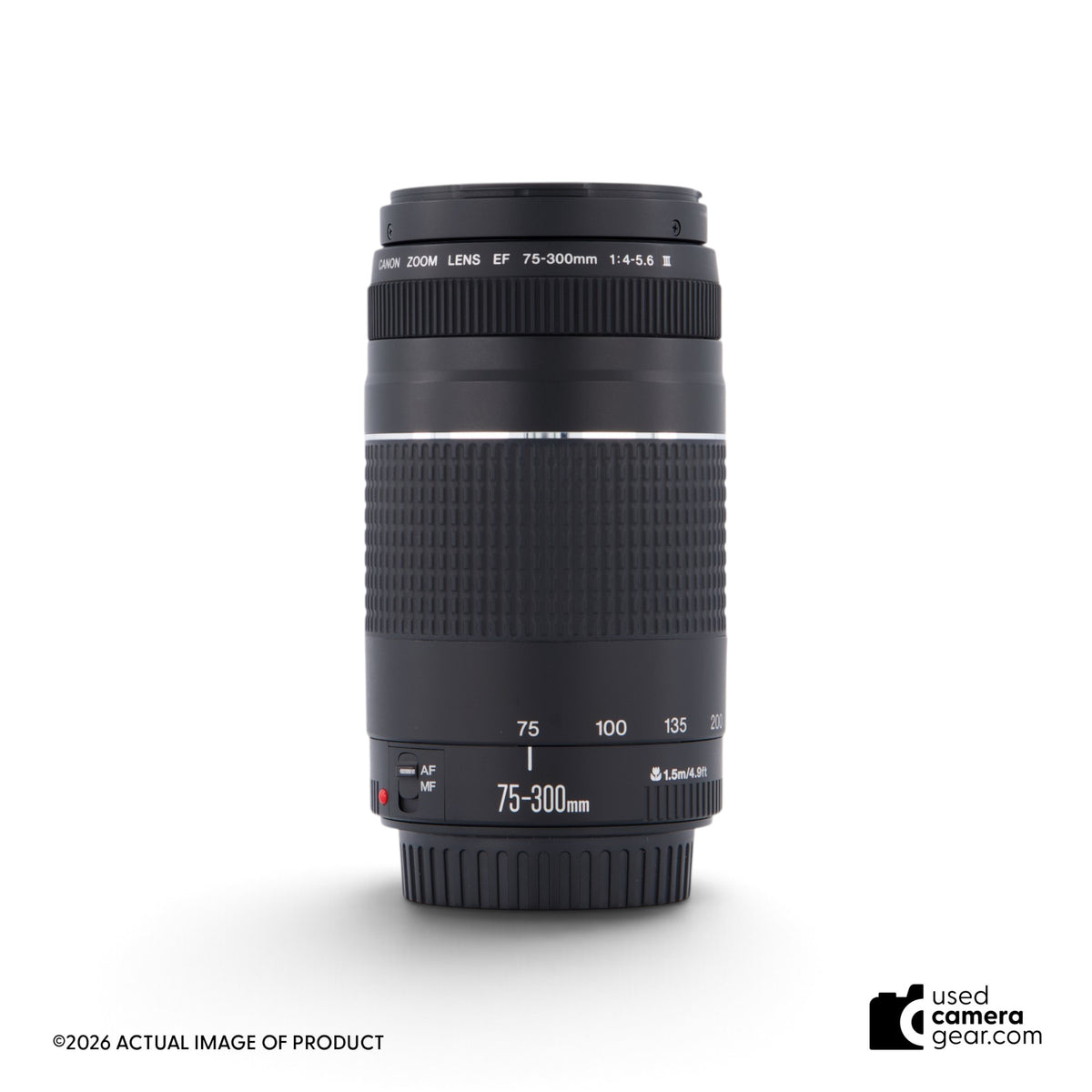 Canon EF 75-300mm f/4-5.6 III Lens (#626) *USED*