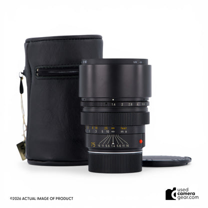 Leica 75mm f1.4 Summilux-M Version 2 #11815 (#994) *USED*