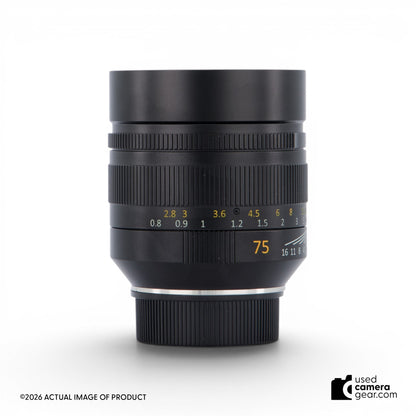 7Artisans 75mm f1.25 II for Leica M (#979) *USED*
