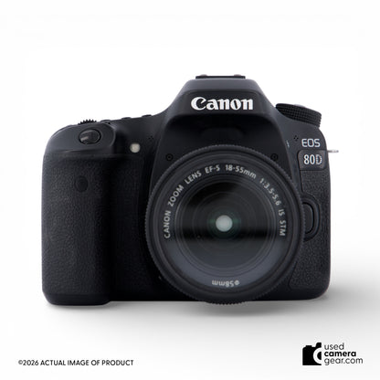 Canon EOS 80D DSLR Camera with 18-55mm IS STM Lens (#141) *USED*