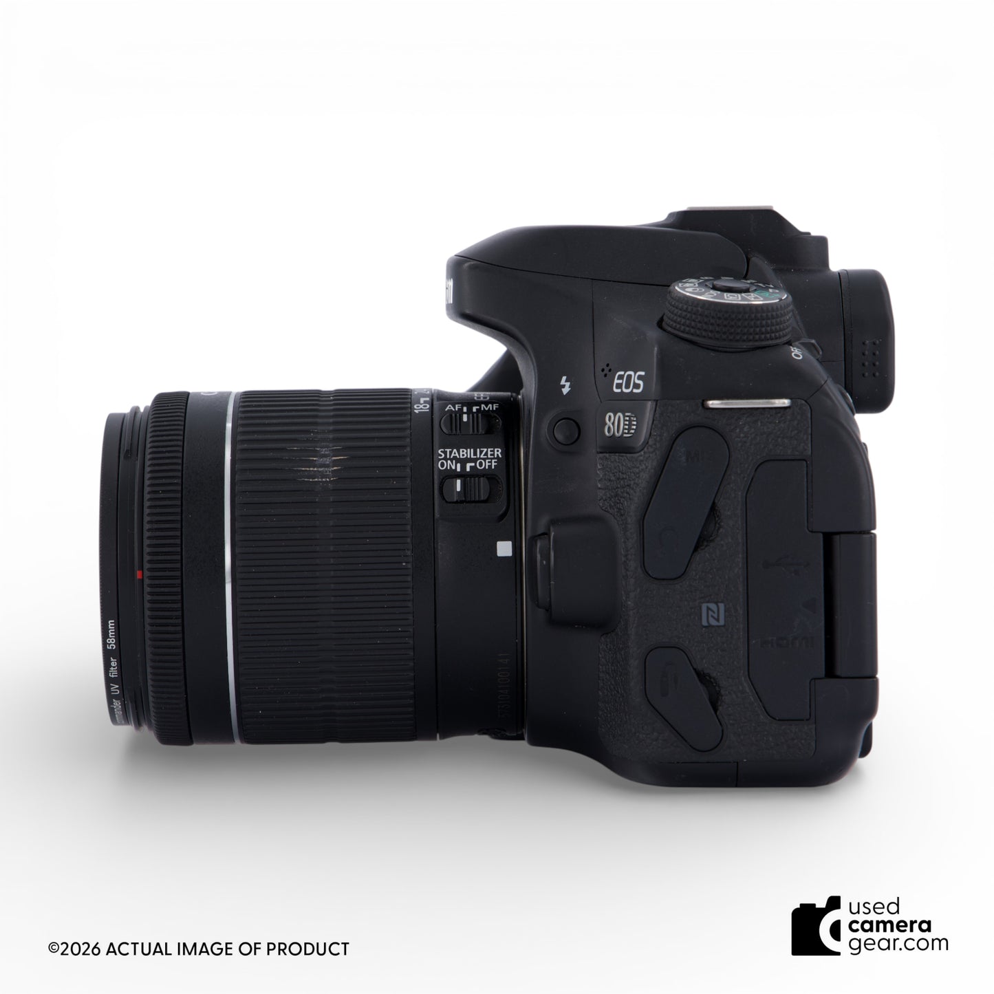 Canon EOS 80D DSLR Camera with 18-55mm IS STM Lens (#141) *USED*