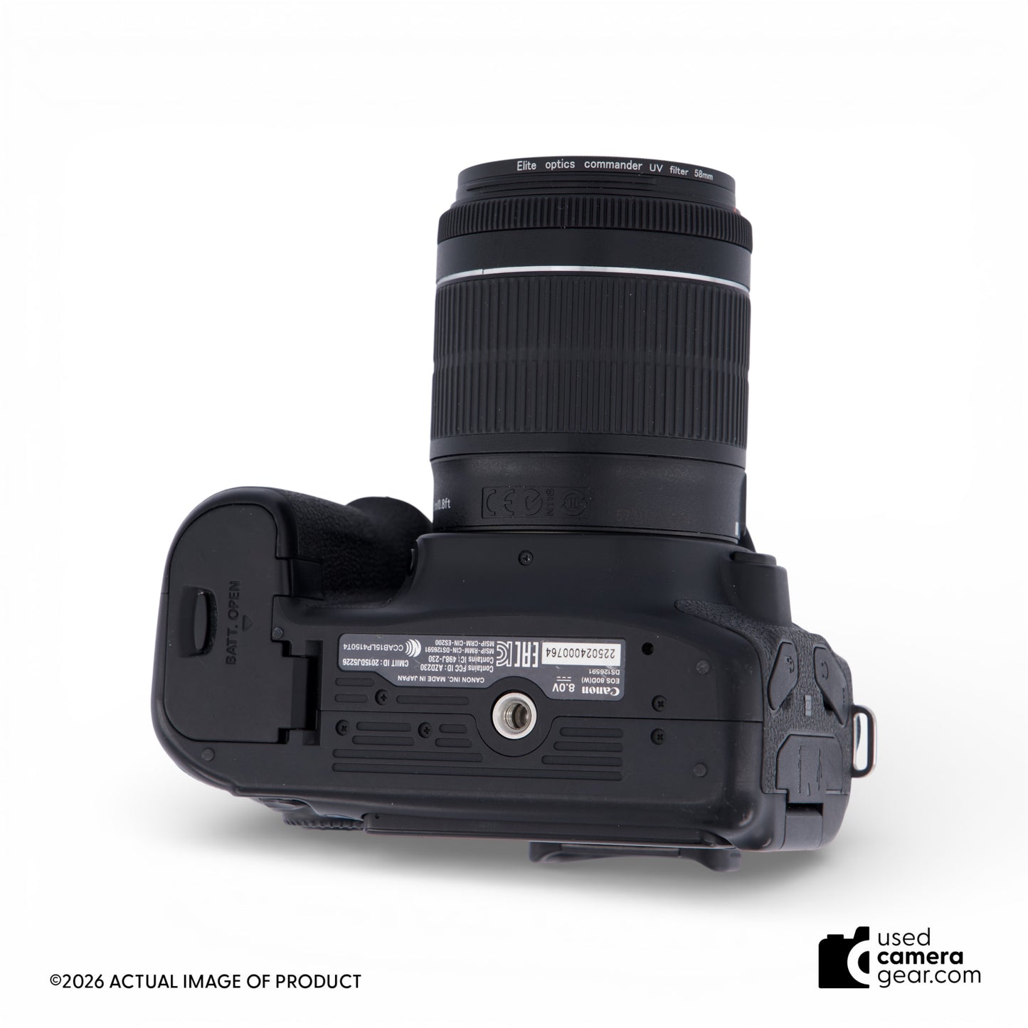 Canon EOS 80D DSLR Camera with 18-55mm IS STM Lens (#141) *USED*