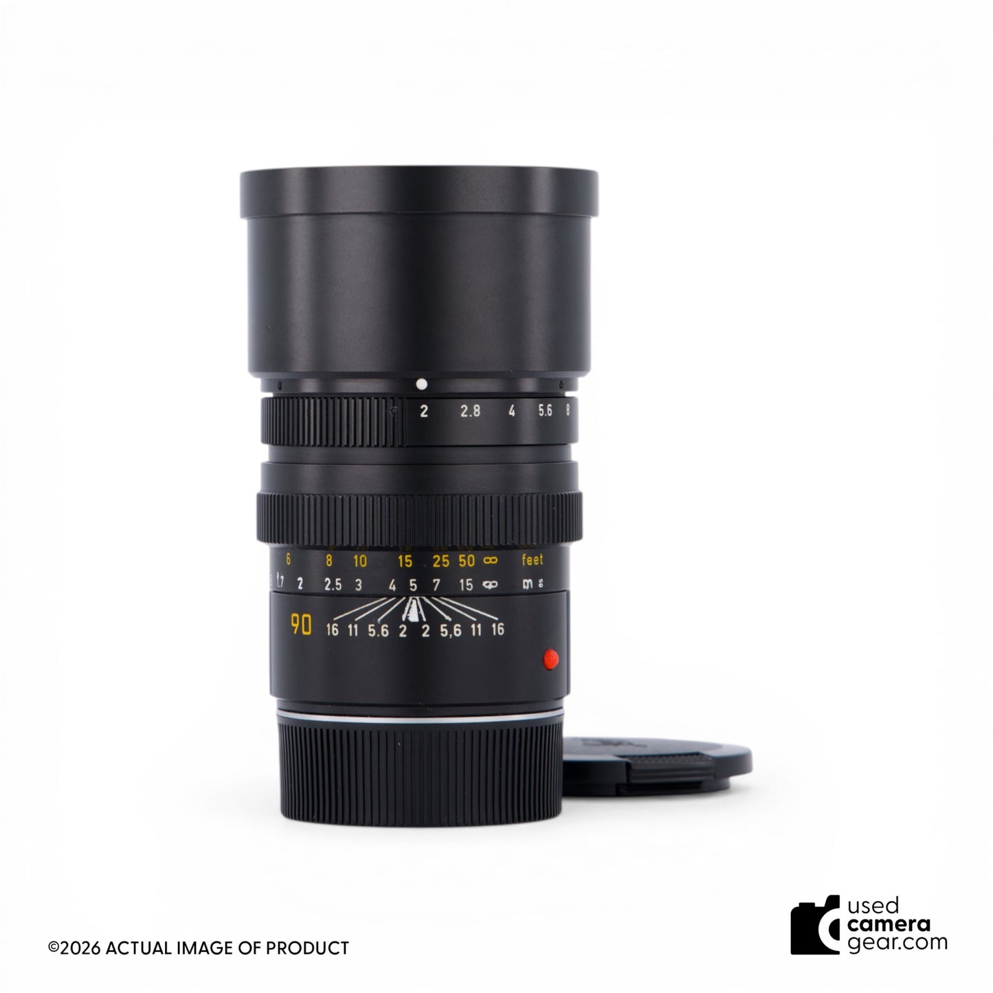Leica 90mm Summicron-M Canada Pre-ASPH Lens (#447) *USED*
