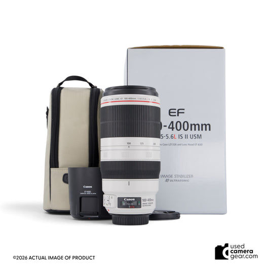 Canon EF 100-400mm f/4.5-5.6L IS II USM Lens *BOXED* (#468) *USED*