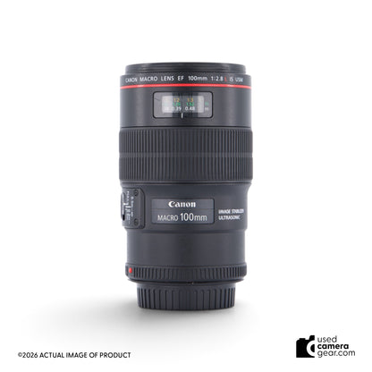 Canon EF 100mm f/2.8L Macro IS USM (#650) *USED*