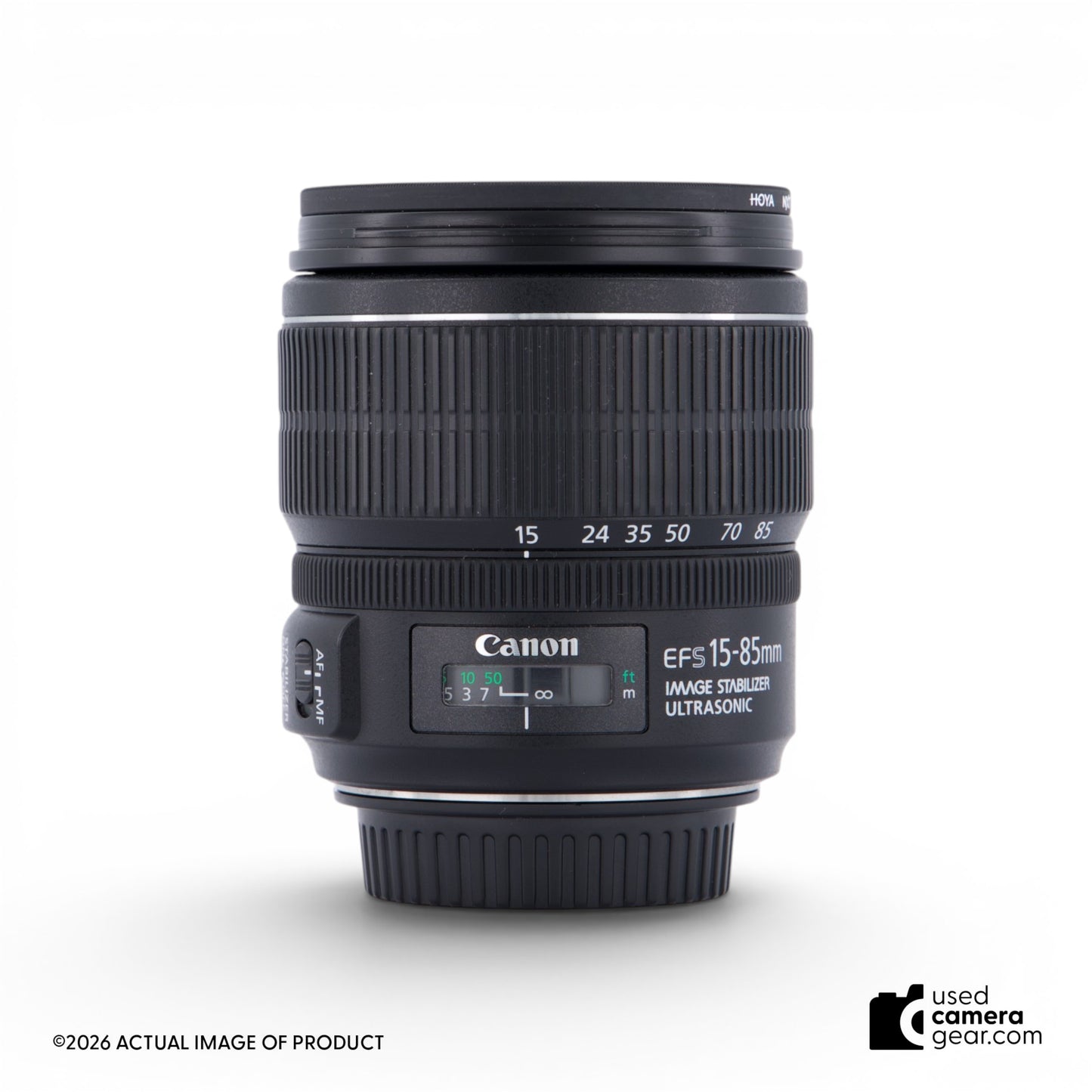 Canon EF-S 15-85mm f3.5-5.6 IS USM Lens (#179) *USED*