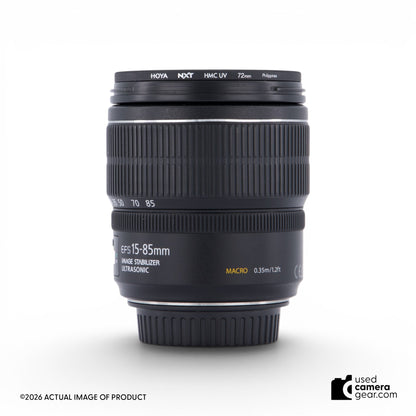 Canon EF-S 15-85mm f3.5-5.6 IS USM Lens (#179) *USED*