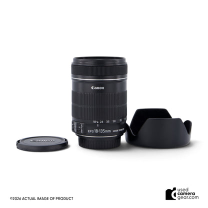 Canon EF-S 18-135mm f3.5-5.6 IS Lens (#214) *USED*