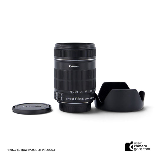 Canon EF-S 18-135mm f3.5-5.6 IS Lens (#214) *USED*