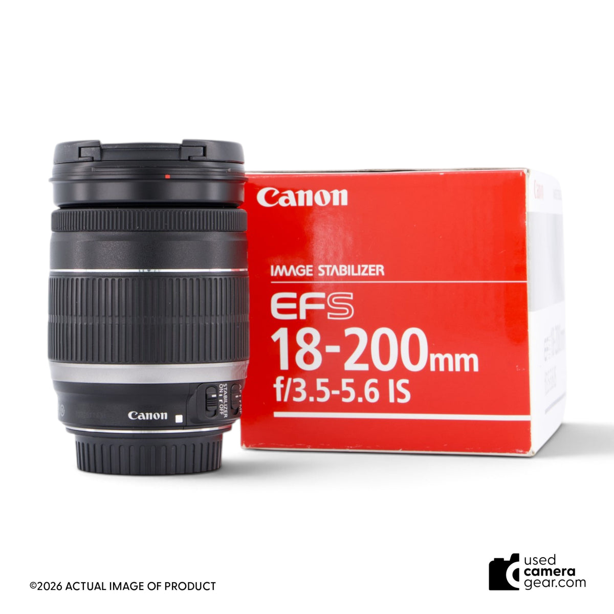 Canon EF-S 18-200mm f/3.5-5.6 IS Lens (#431) *USED*
