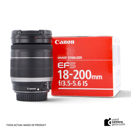 Canon EF-S 18-200mm f/3.5-5.6 IS Lens (#431) *USED*