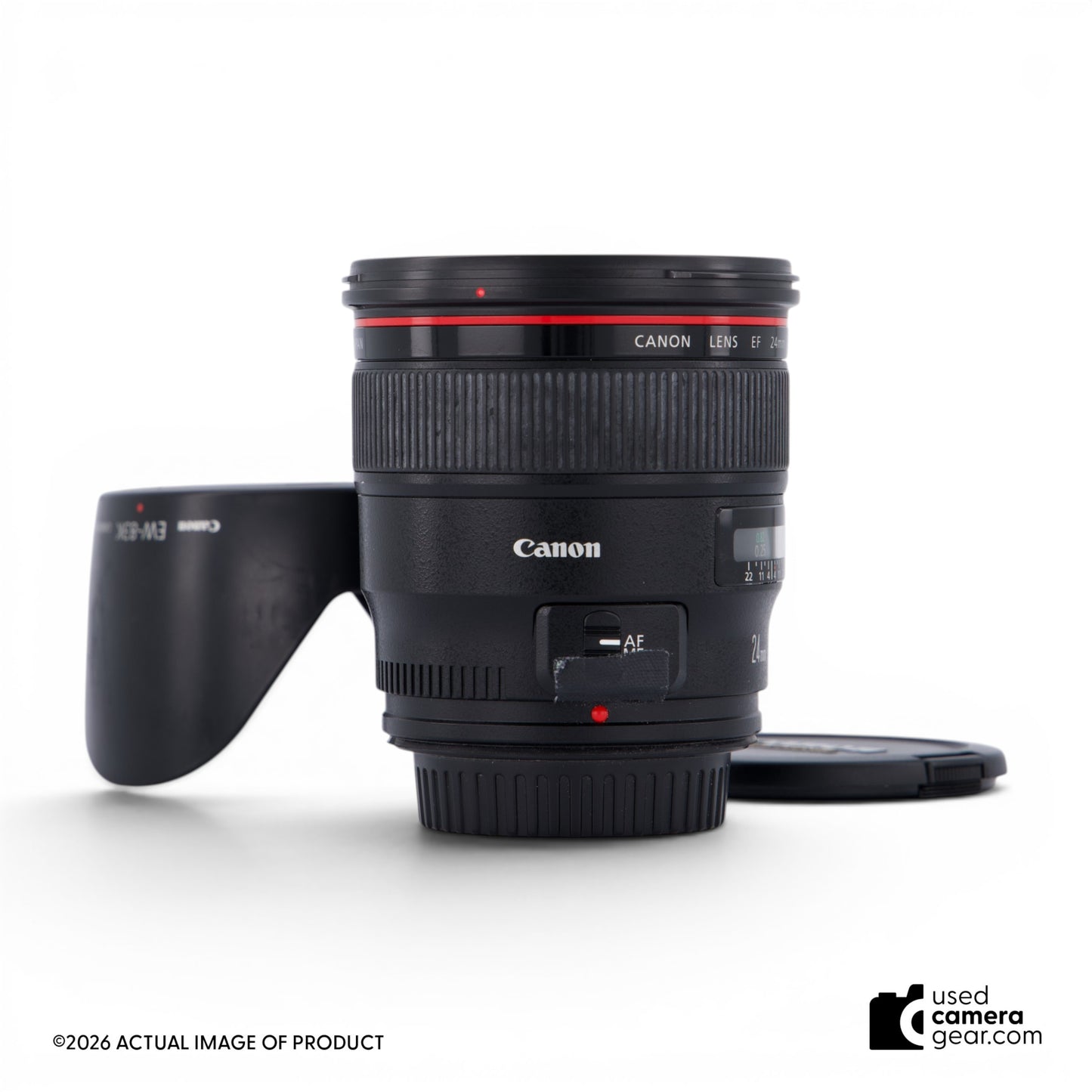Canon EF 24mm f1.4L II USM Lens *Coating Damage* (#696) *USED*