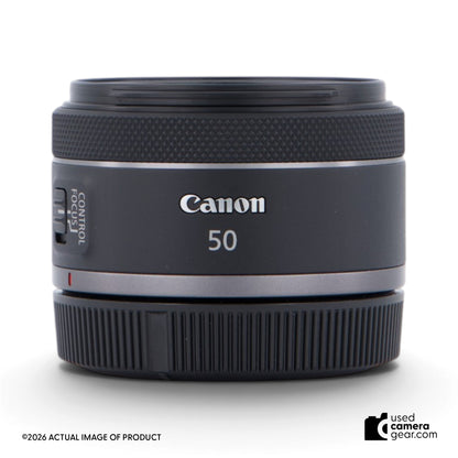 Canon RF 50mm F1.8 STM Lens w/ ES-65B Hood (#257) *USED*