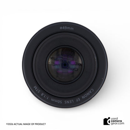Canon EF 50mm f1.8 STM Lens (#118) *USED*