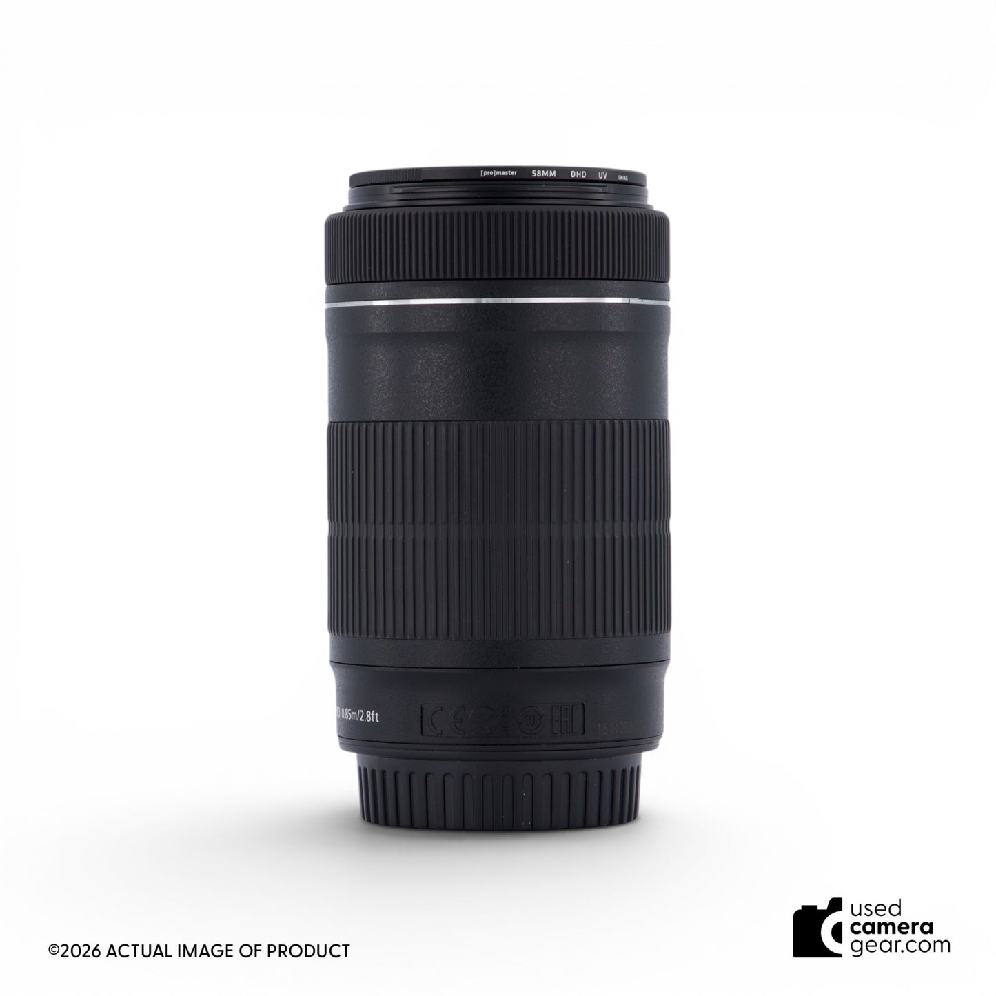 Canon EF-S 55-250mm f/4-5.6 IS STM Telephoto Zoom Lens (#019) *USED*
