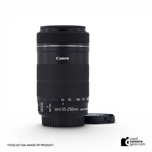 Canon EF-S 55-250mm f/4-5.6 IS STM Telephoto Zoom Lens (#019) *USED*