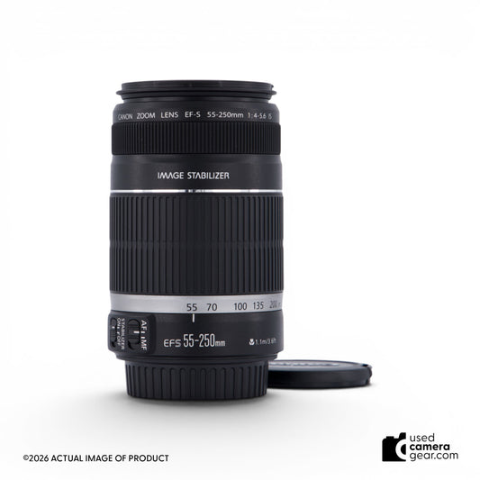 Canon EF-S 55-250mm f/4-5.6 IS Lens (#367) *USED*