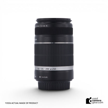 Canon EF-S 55-250mm f/4-5.6 IS Lens (#367) *USED*