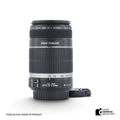 Canon EF-S 55-250mm f/4-5.6 IS Lens (#754) *USED*
