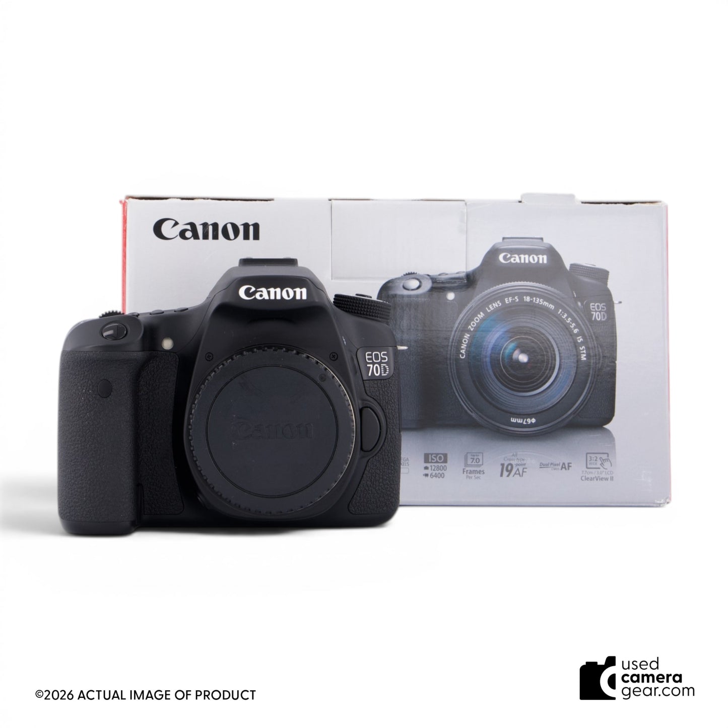 Canon EOS 70D DSLR Camera (Body Only) (#818) *USED*