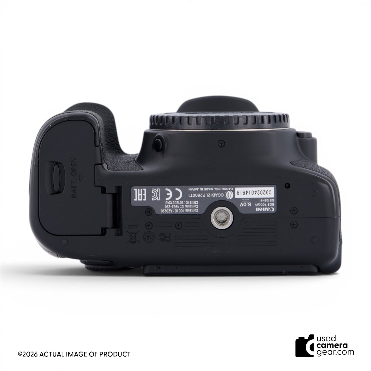 Canon EOS 70D DSLR Camera (Body Only) (#818) *USED*