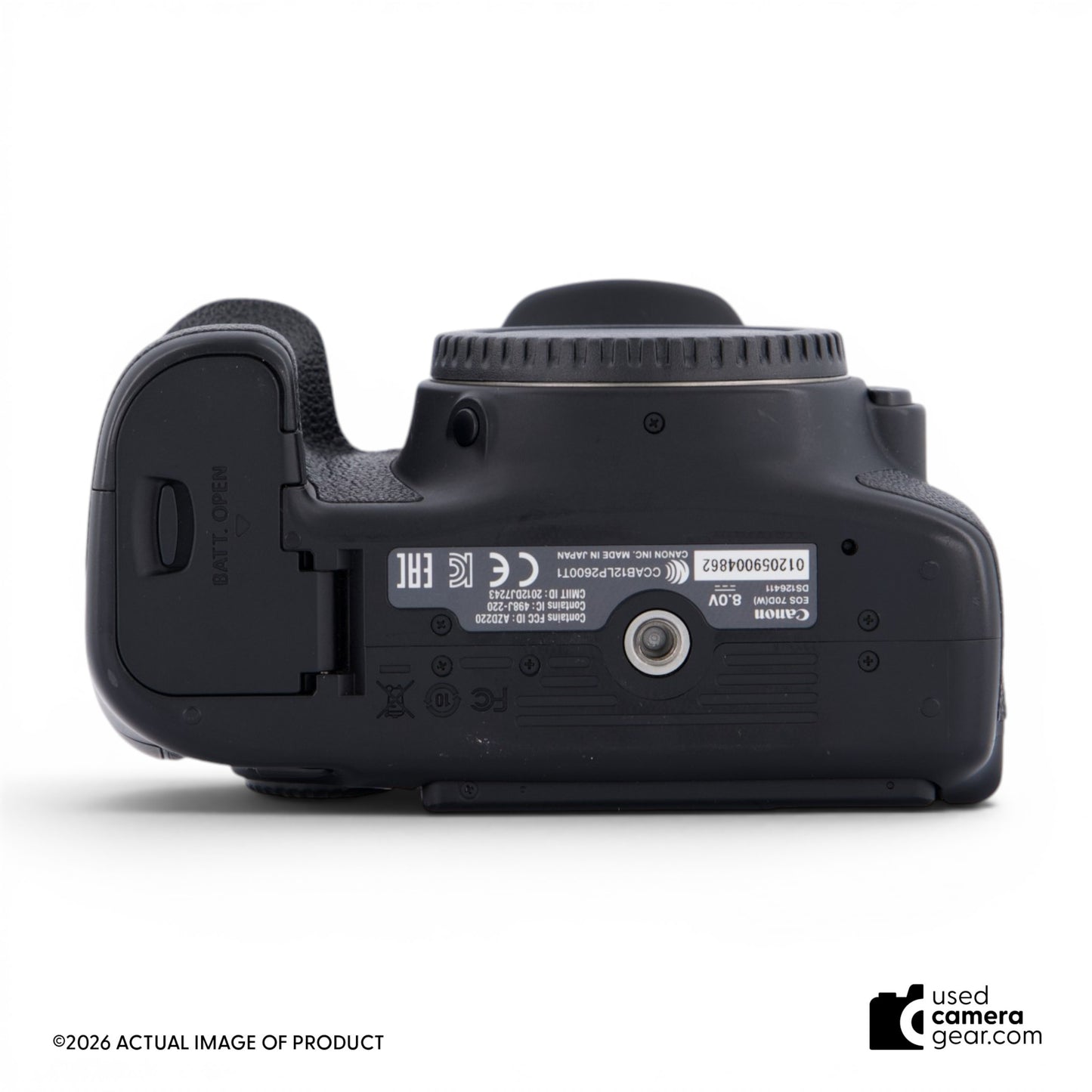 Canon EOS 70D DSLR Camera (Body Only) (#862) *USED*