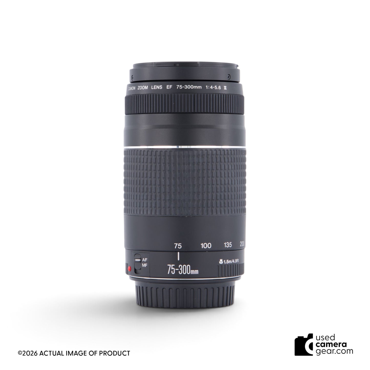 Canon EF 75-300mm f/4-5.6 III Lens (#639) *USED*