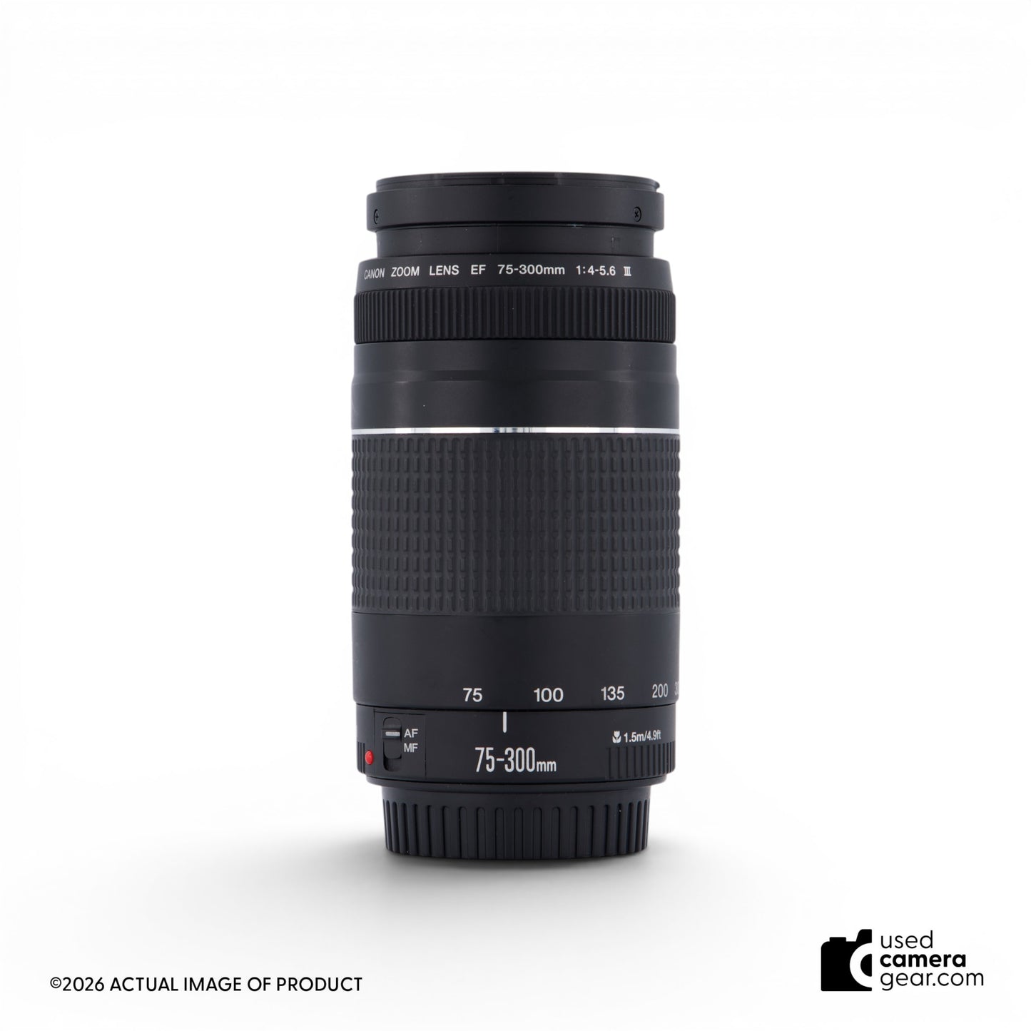 Canon EF 75-300mm f/4-5.6 III AF Lens (#832) *USED*