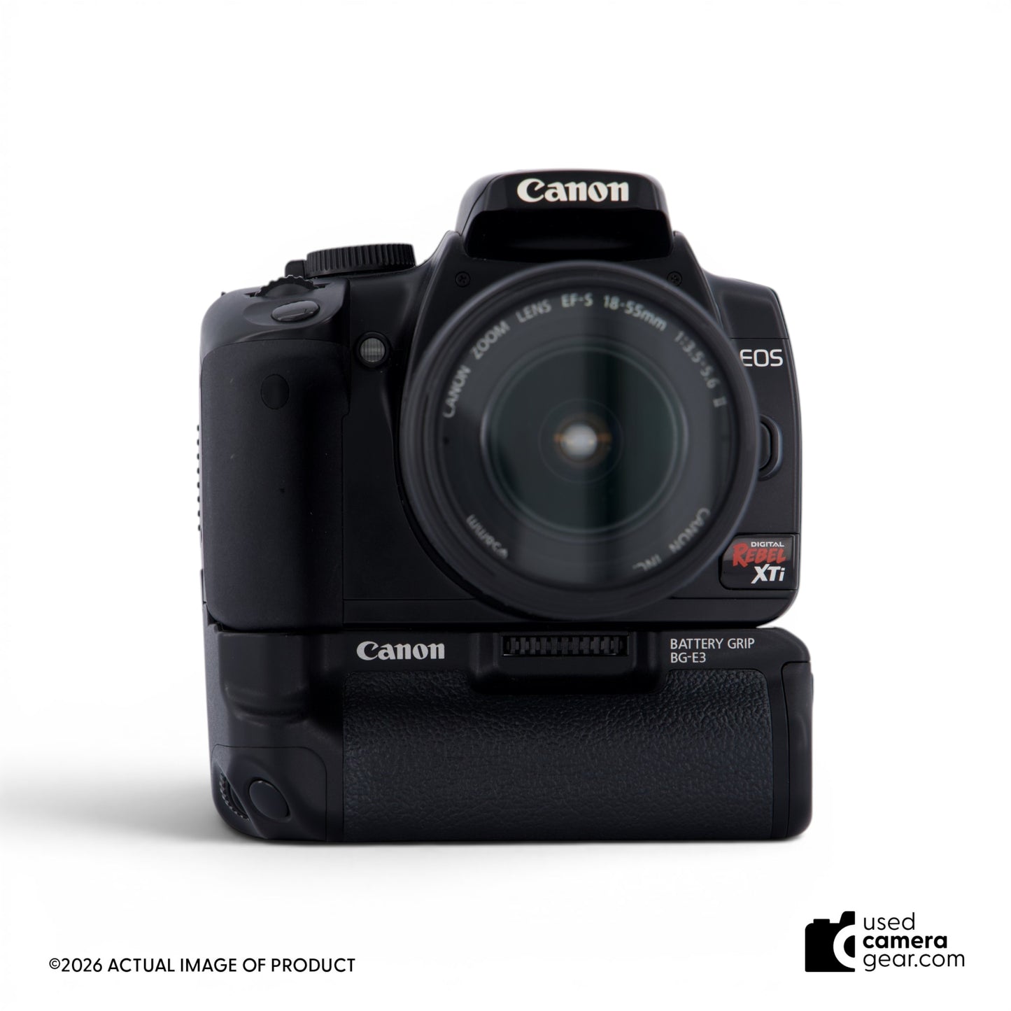Canon EOS Rebel XTi w/18-55mm f/3.5-5.6 II Lens (#868) *USED*