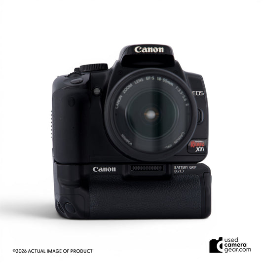 Canon EOS Rebel XTi w/18-55mm f/3.5-5.6 II Lens (#868) *USED*