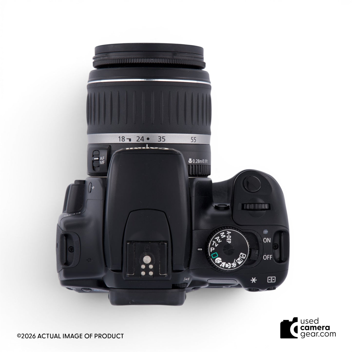 Canon EOS Rebel XTi w/18-55mm f/3.5-5.6 II Lens (#868) *USED*