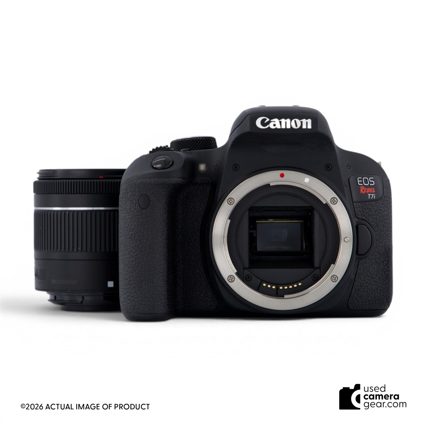Canon EOS Rebel T7i DSLR Camera Body with EF-S 18-55mm IS STM (#132) *USED*