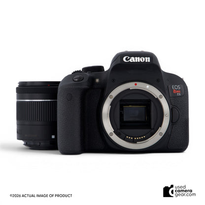 Canon EOS Rebel T7i DSLR Camera Body with EF-S 18-55mm IS STM (#132) *USED*