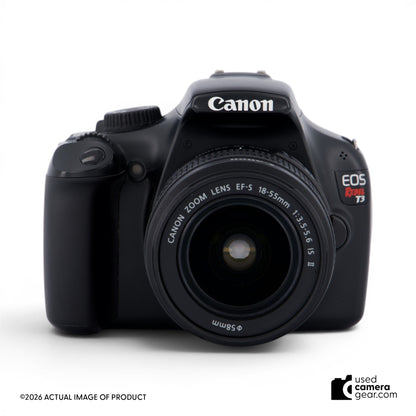 Canon EOS Rebel T3 Camera w/EF-S 18-55mm IS II Lens Kit (#521) *USED*