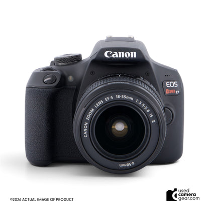 Canon EOS Rebel T7 18-55mm IS II Kit (#842) *USED*