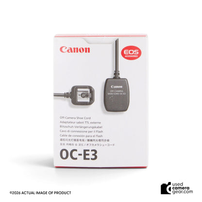 Canon OC-E3 Off Camera Shoe Cord *BOXED* (#013) *USED*