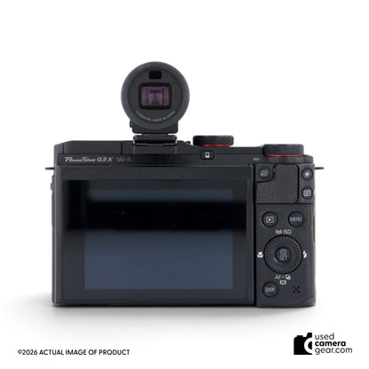 Canon Powershot G3X Digital Camera w/ EVF-DC2 (#007) *USED*